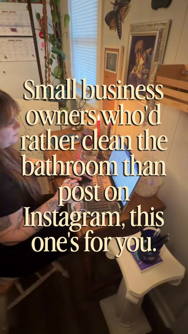 If scrubbing grout sounds more appealing than opening your camera roll and figuring out a caption, I get it. Posting consistently isn’t the problem. It’s finding the will to do it.

Good news: you don’t have to want to do it. You just have to send me what you’ve already got, and it comes back as a full batch of content, ready to post.

No forcing yourself to feel inspired, and no bathroom-cleaning required (unless you’re into that).

👇 Comment READY if Instagram has officially lost to your to-do list