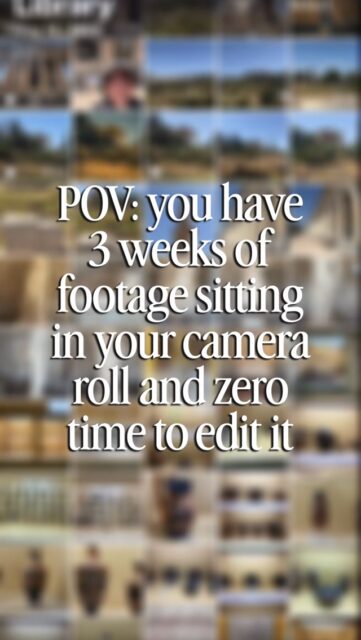 That footage isn’t doing your business any good just sitting there. 

You filmed it because you knew it mattered. Then life happened, and it’s still sitting in your camera roll collecting dust three weeks later.

Here’s the thing: content doesn’t have an expiration date, but momentum does. The longer it sits, the harder it is to remember why you filmed it in the first place.

This is the exact gap I fill. You keep doing the work and I’ll turn the footage into posts that actually go out. 

Drop a 🙋 if your camera roll is currently a graveyard of “I’ll get to it eventually.”