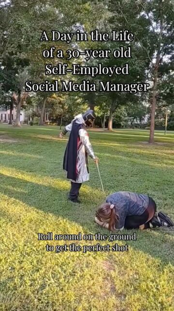 Spend a day in the life of me, a 30-year-old self-employed social media manager😄

On this day, I worked on client graphics and other deliverables before heading to an evening shoot for the Tarborough Faire. 

I am so lucky to be self-employed and able to work around my own work rhythms and night owl tendencies 😅